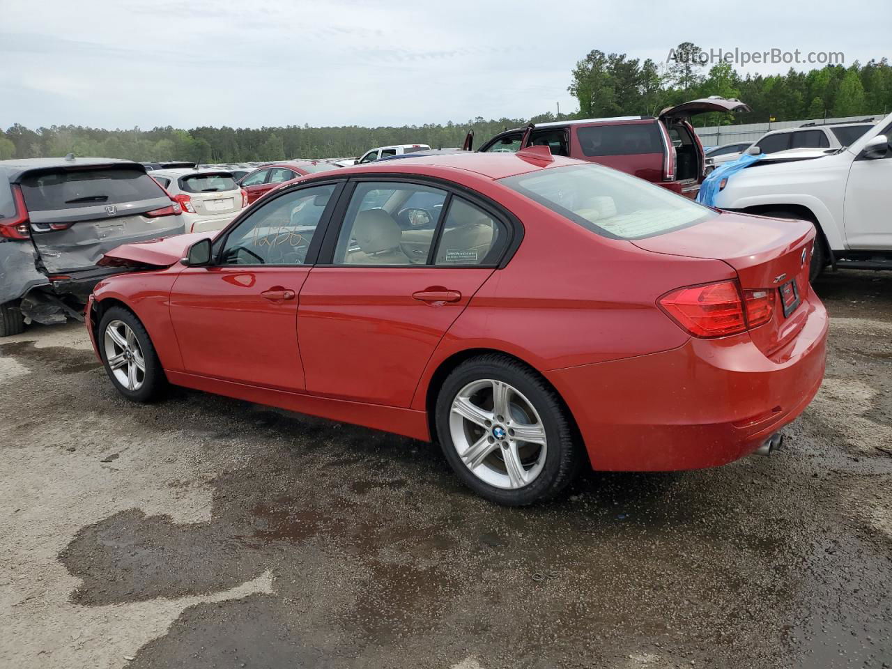 2014 Bmw 328 Xi Sulev Red vin: WBA3B5C51EP544014