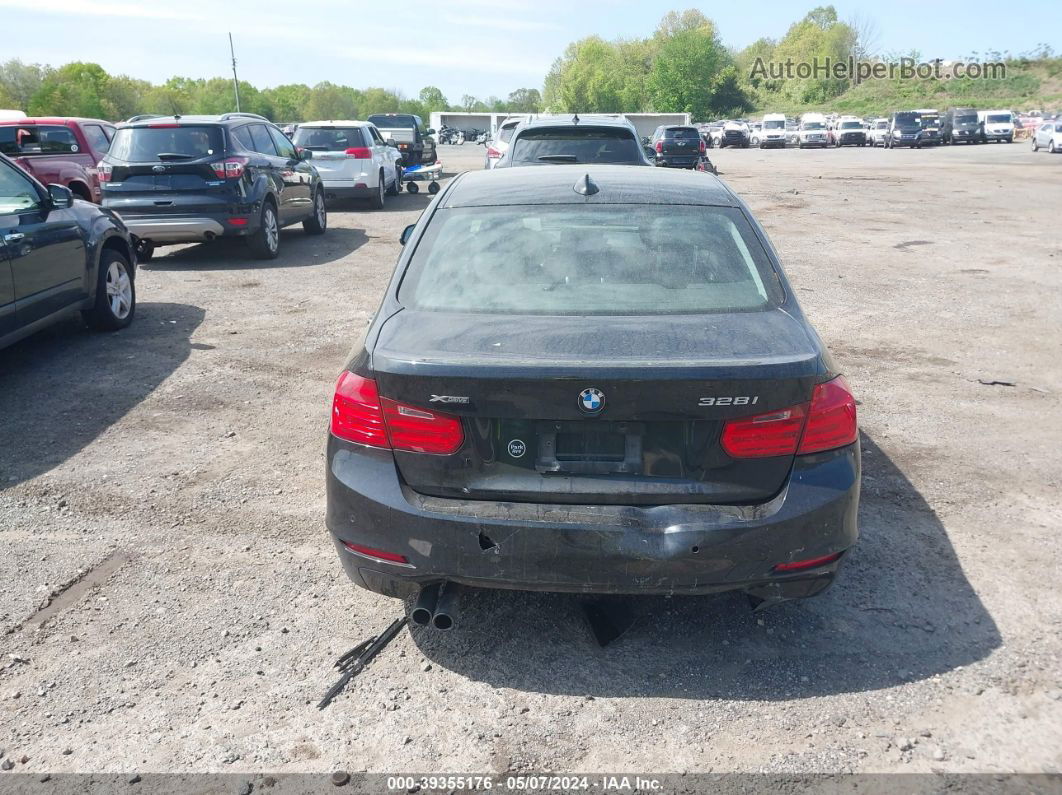 2015 Bmw 328i Xdrive Black vin: WBA3B5C51FF961995