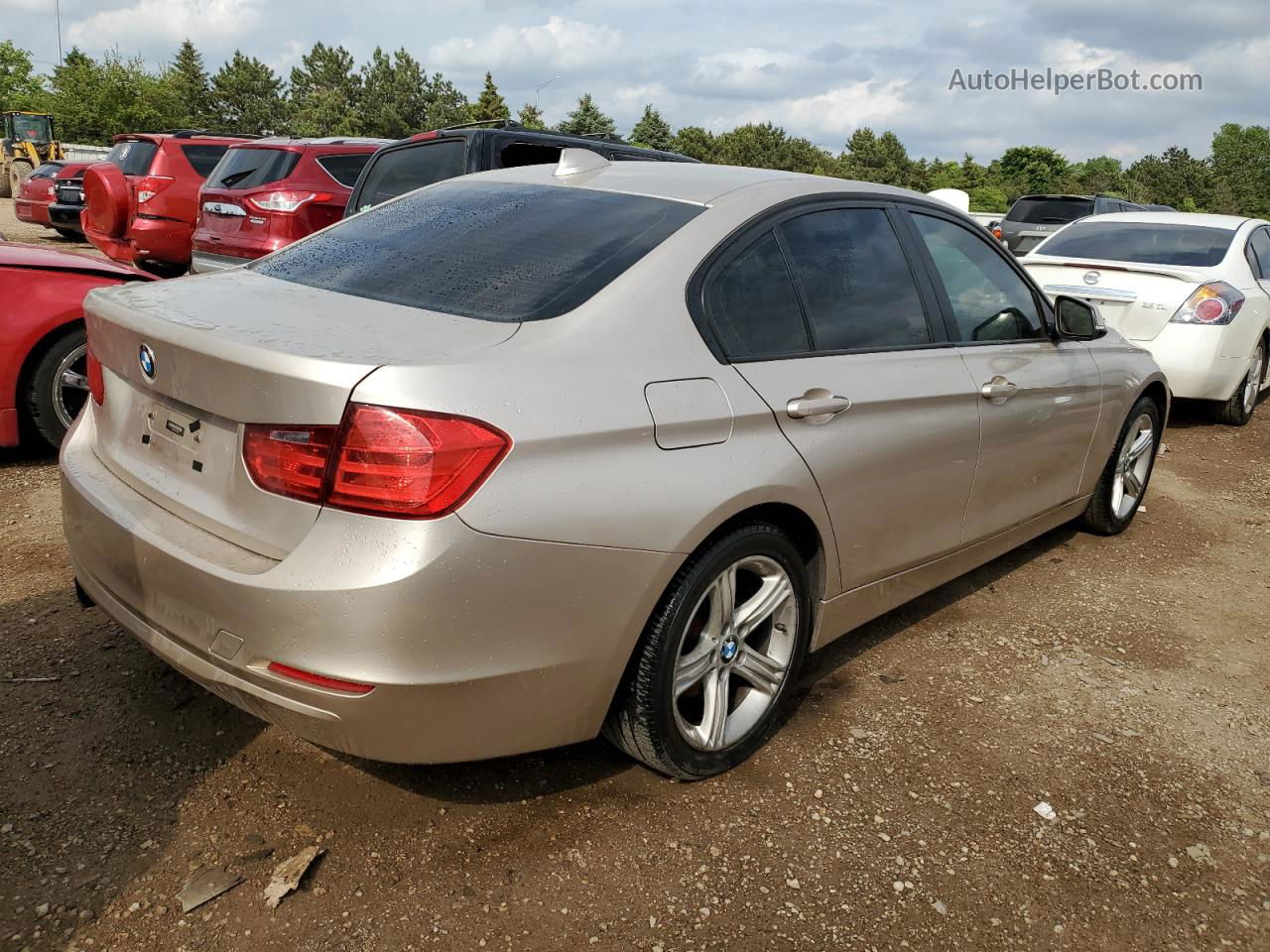 2013 Bmw 328 Xi Sulev Бежевый vin: WBA3B5C53DF138966