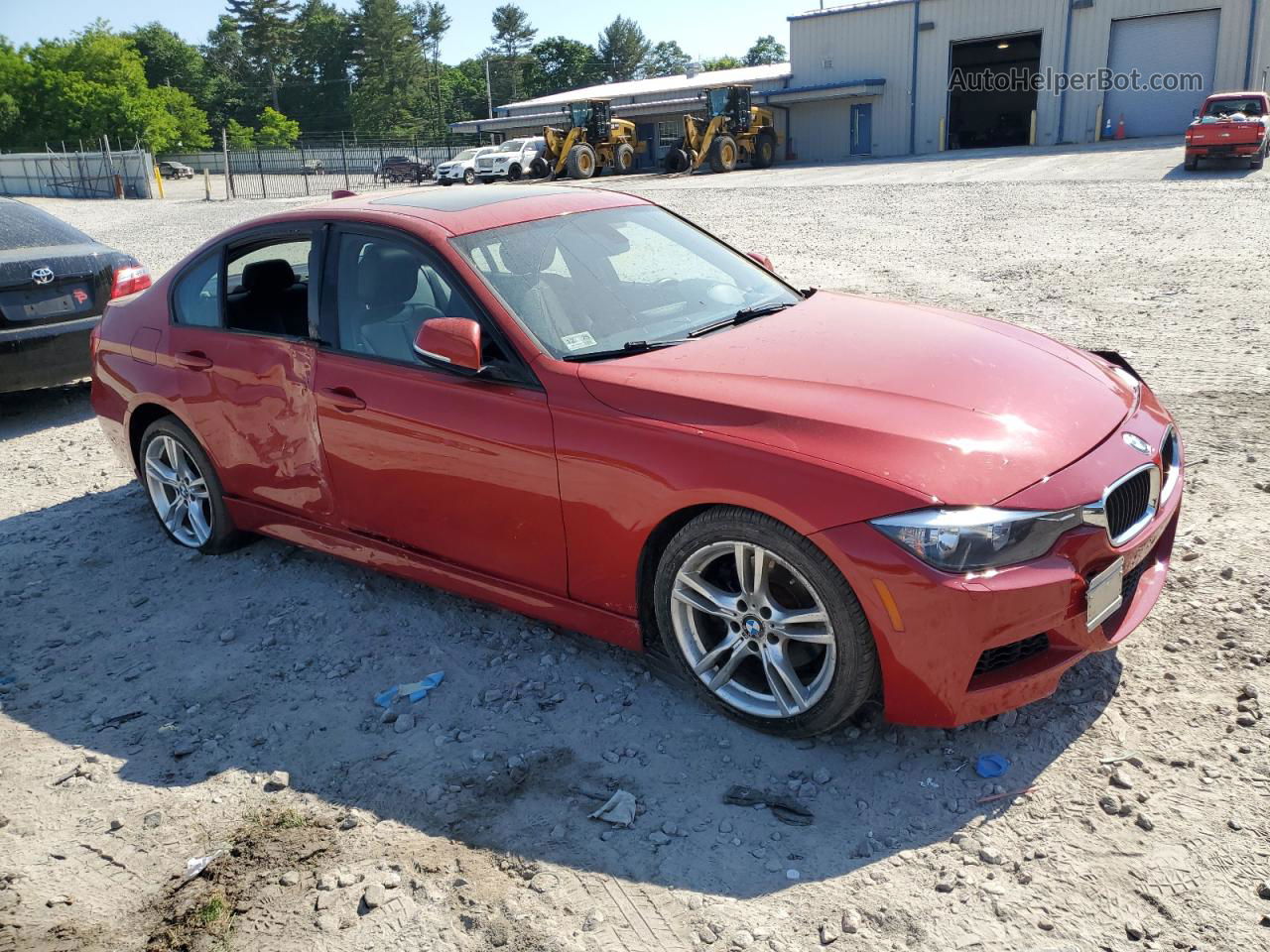 2013 Bmw 328 Xi Sulev Red vin: WBA3B5C53DF138983