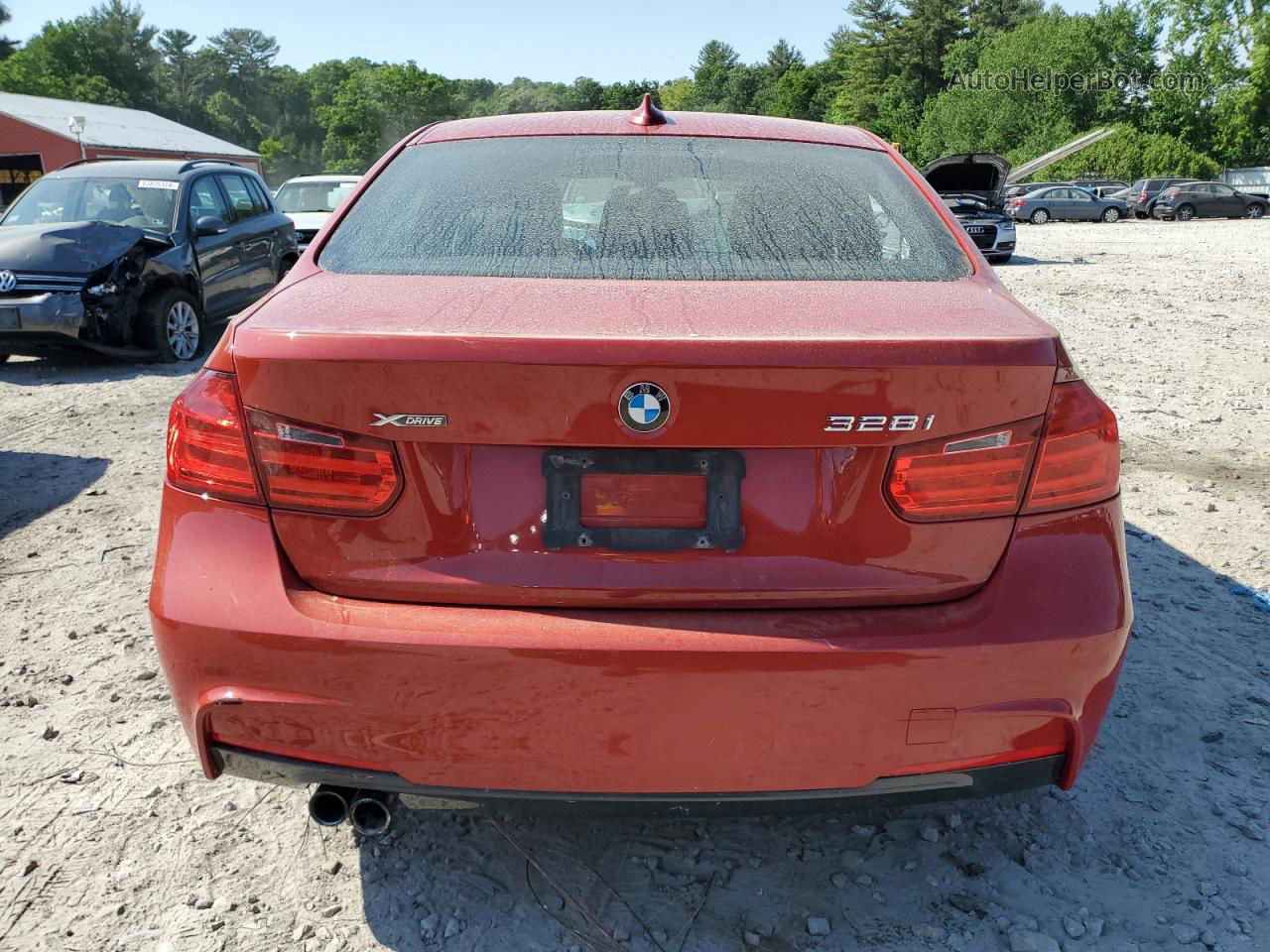 2013 Bmw 328 Xi Sulev Red vin: WBA3B5C53DF138983