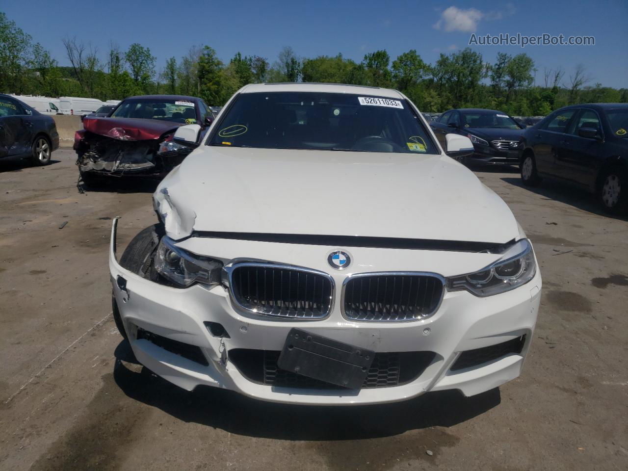 2014 Bmw 328 Xi Sulev White vin: WBA3B5C53EP539977