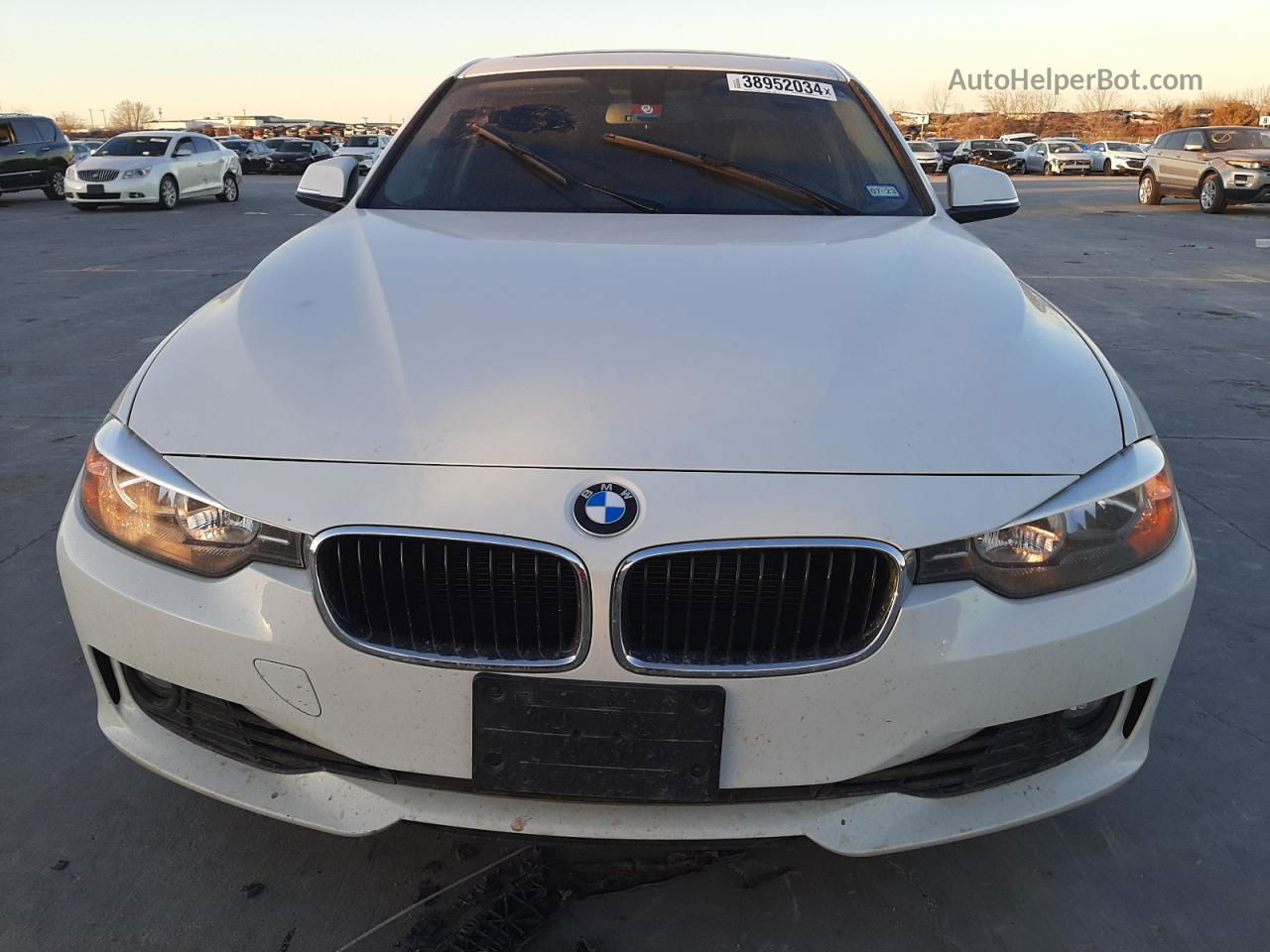 2014 Bmw 328 Xi Sulev White vin: WBA3B5C53EP543527