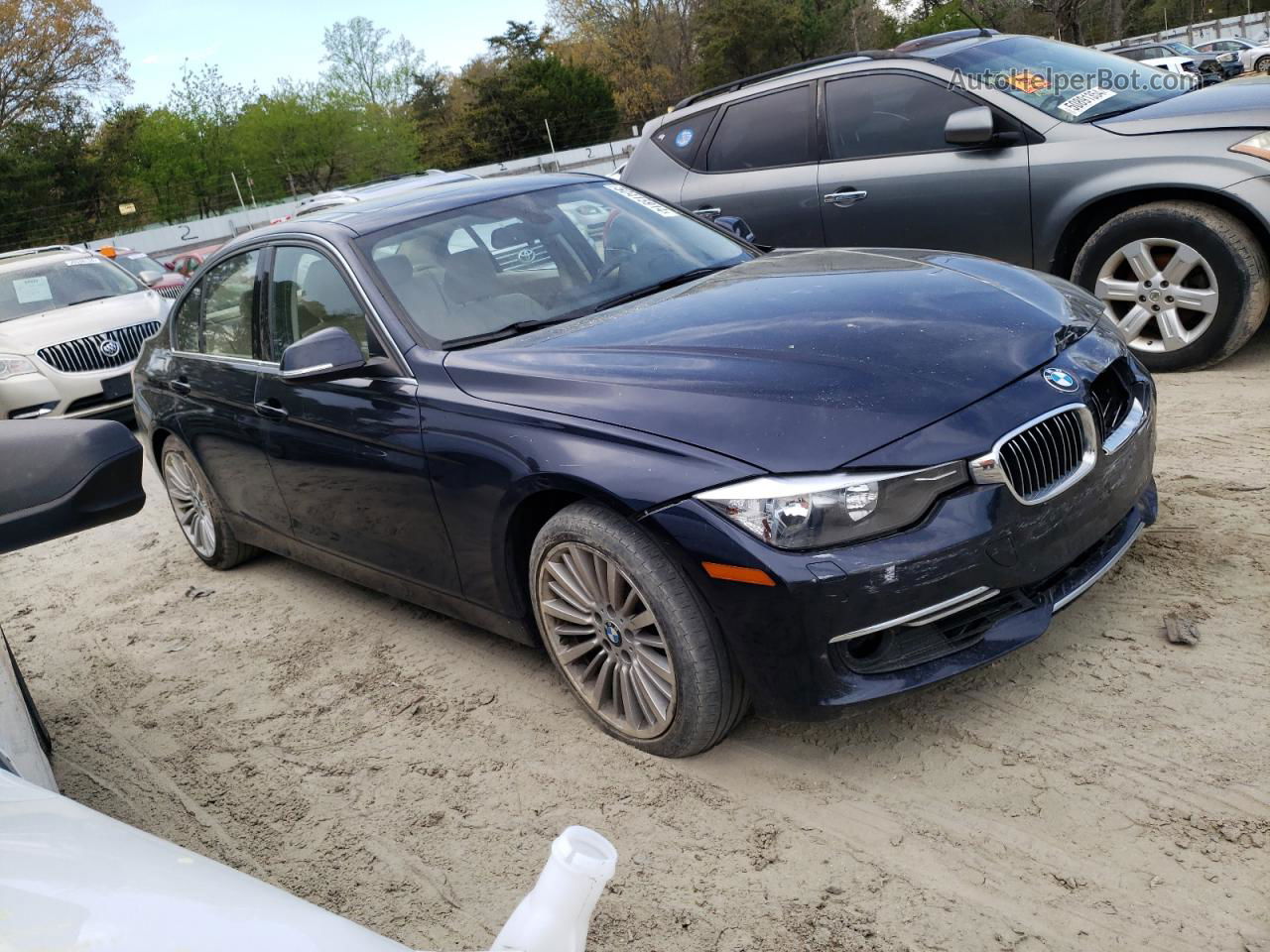 2014 Bmw 328 Xi Sulev Blue vin: WBA3B5C56EF958833