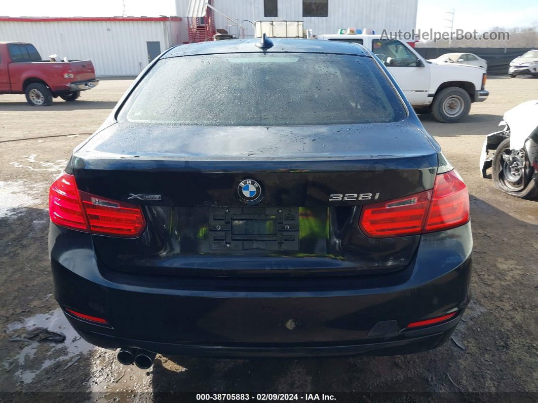 2014 Bmw 328i Xdrive Black vin: WBA3B5C57EP540310