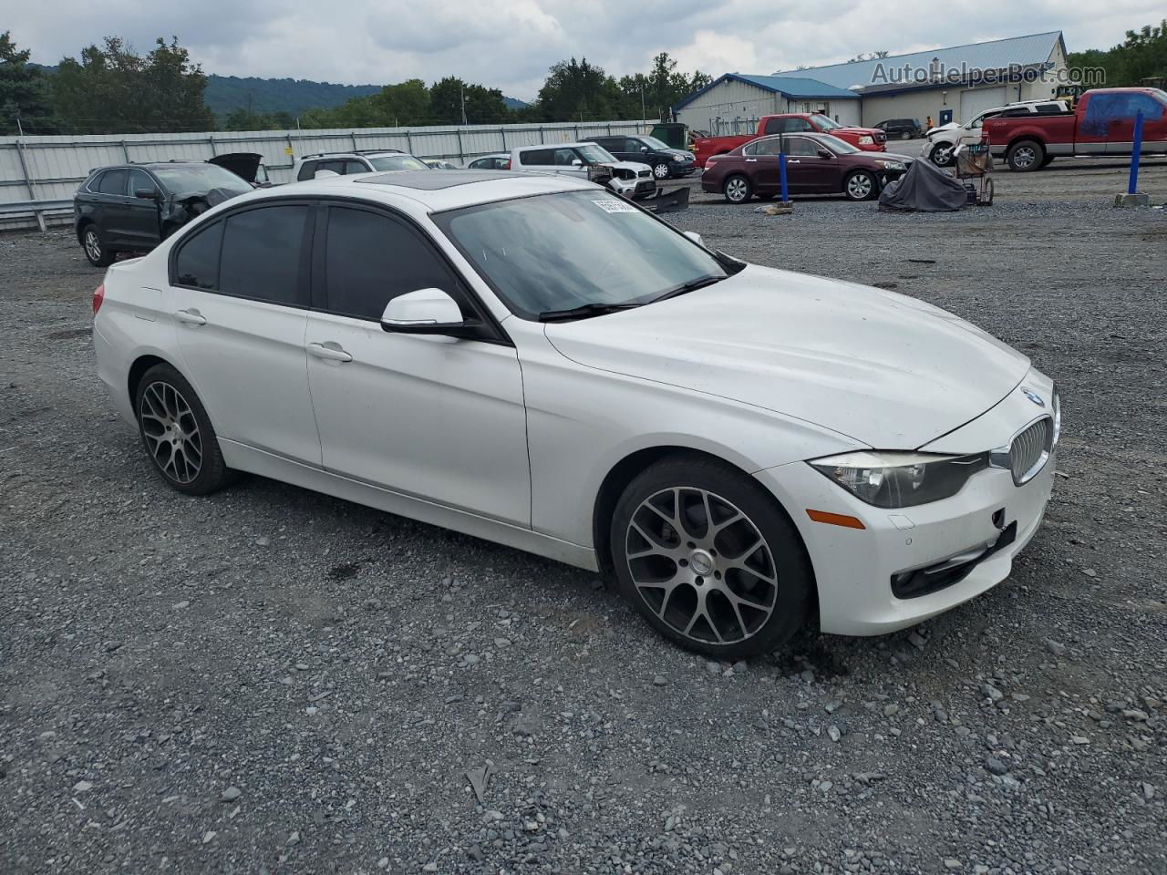 2013 Bmw 328 Xi Sulev White vin: WBA3B5C58DF138820