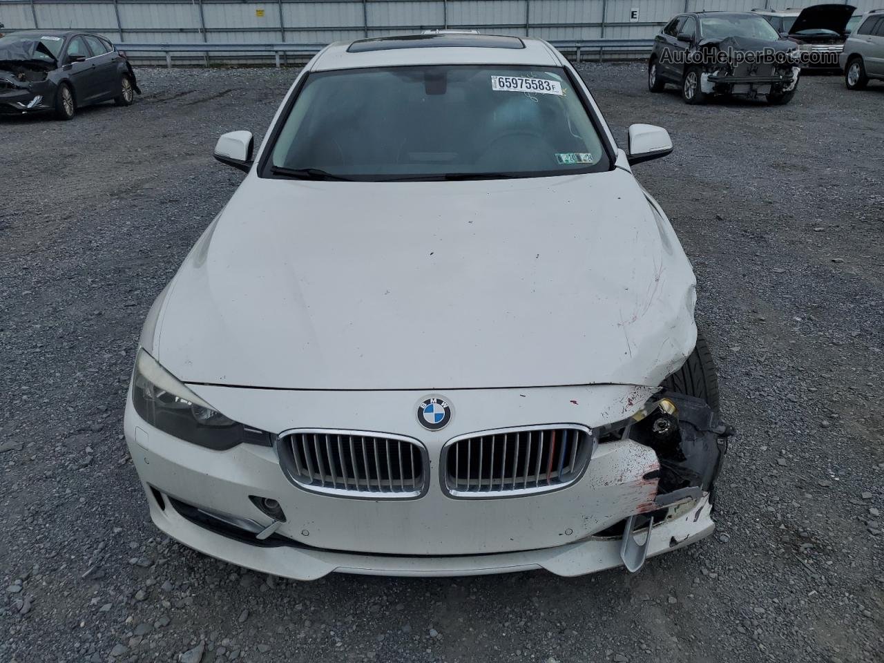 2013 Bmw 328 Xi Sulev White vin: WBA3B5C58DF138820