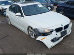 2013 Bmw 328i Xdrive White vin: WBA3B5C58DF595773