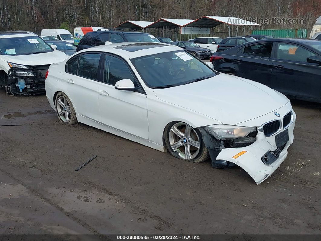 2013 Bmw 328i Xdrive White vin: WBA3B5C58DF595773