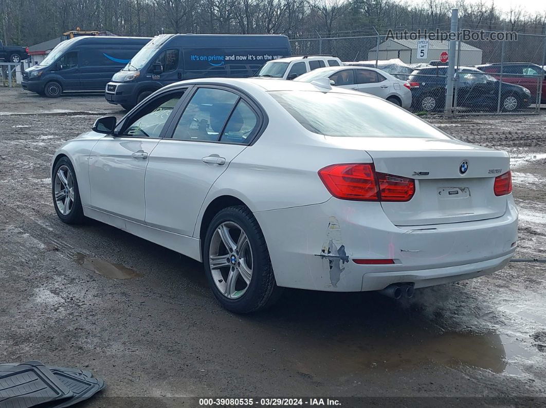 2013 Bmw 328i Xdrive White vin: WBA3B5C58DF595773