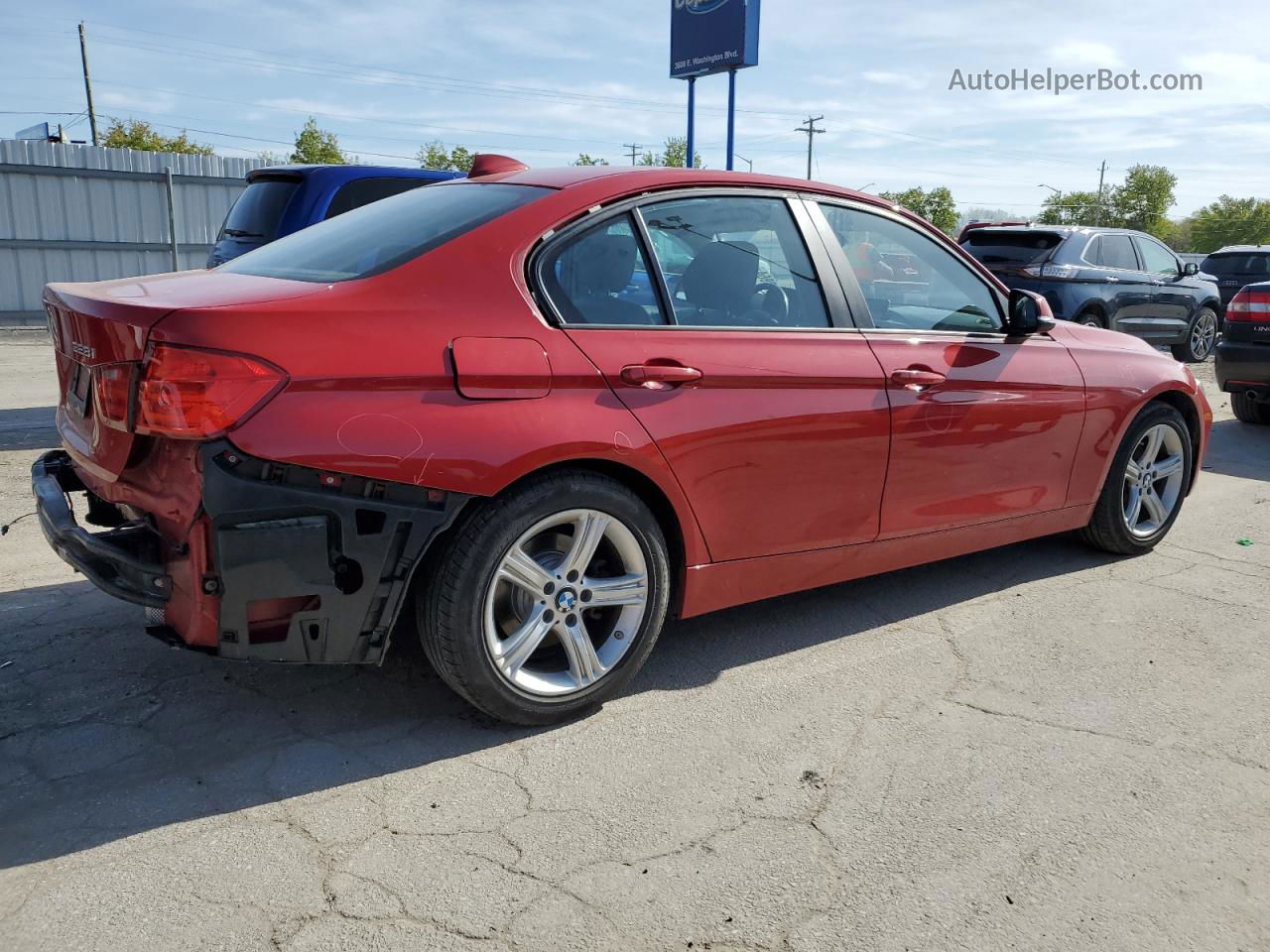 2013 Bmw 328 Xi Sulev Red vin: WBA3B5C58DF596440