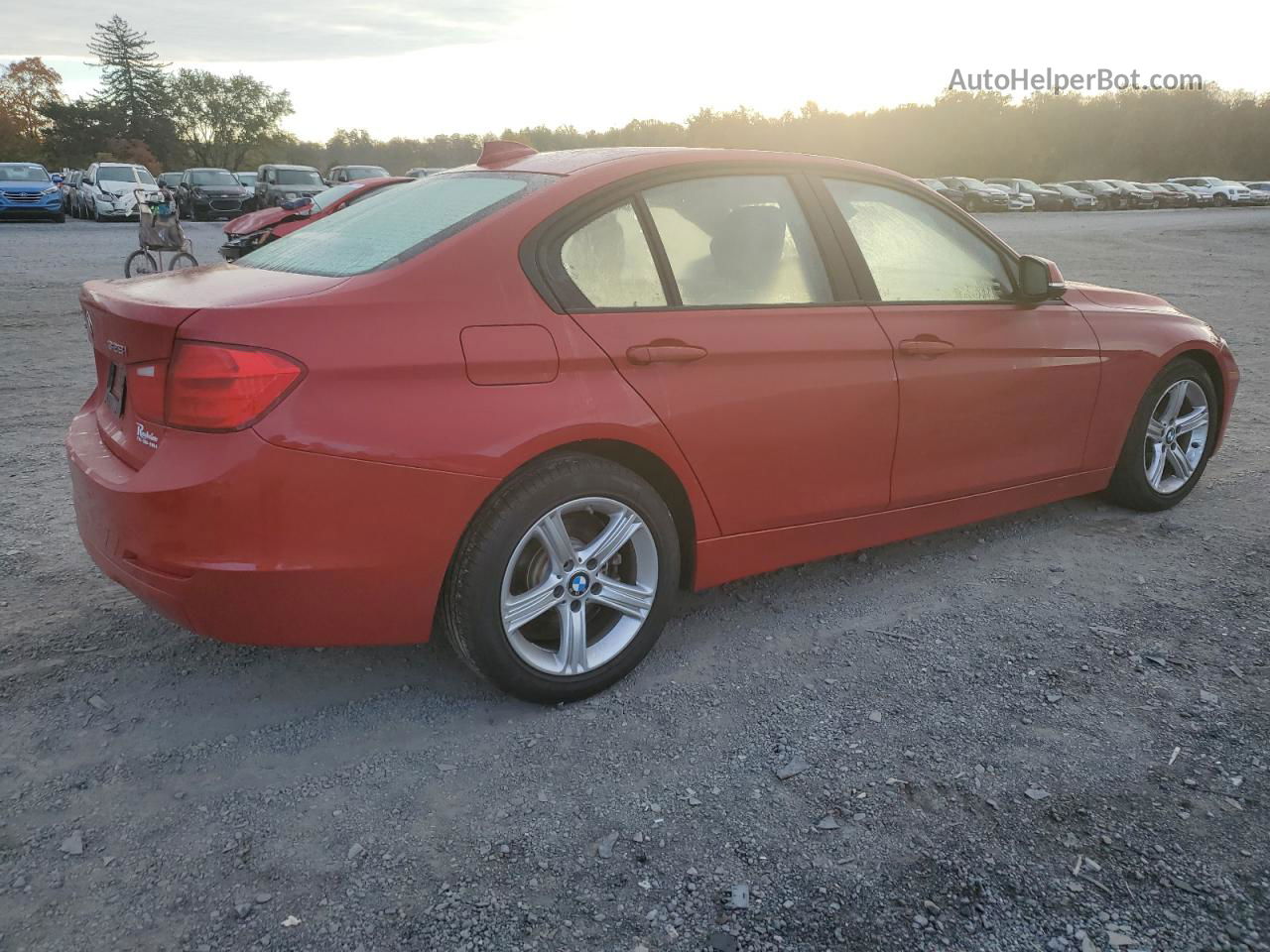 2014 Bmw 328 Xi Sulev Red vin: WBA3B5C58EP543863