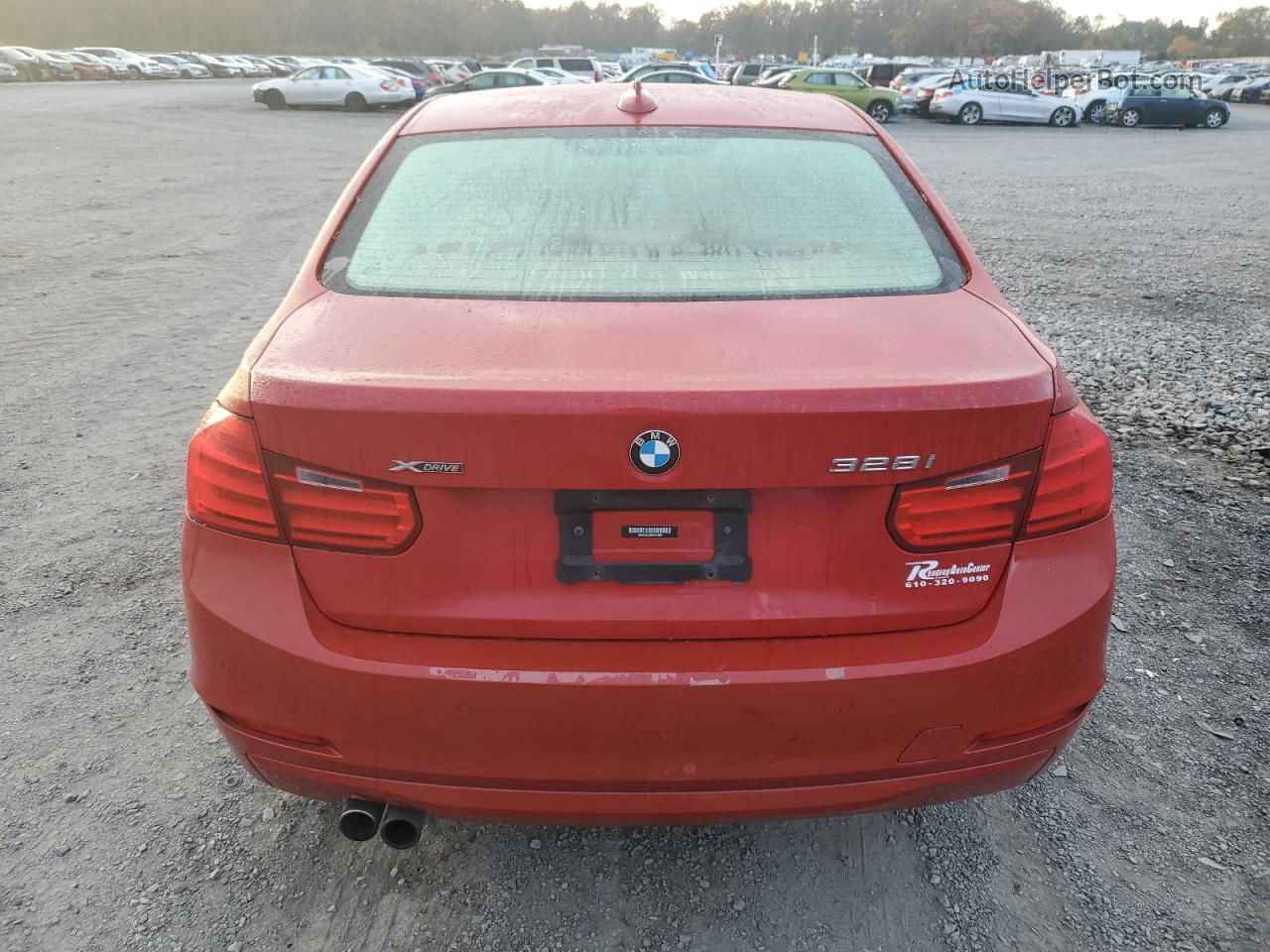 2014 Bmw 328 Xi Sulev Red vin: WBA3B5C58EP543863