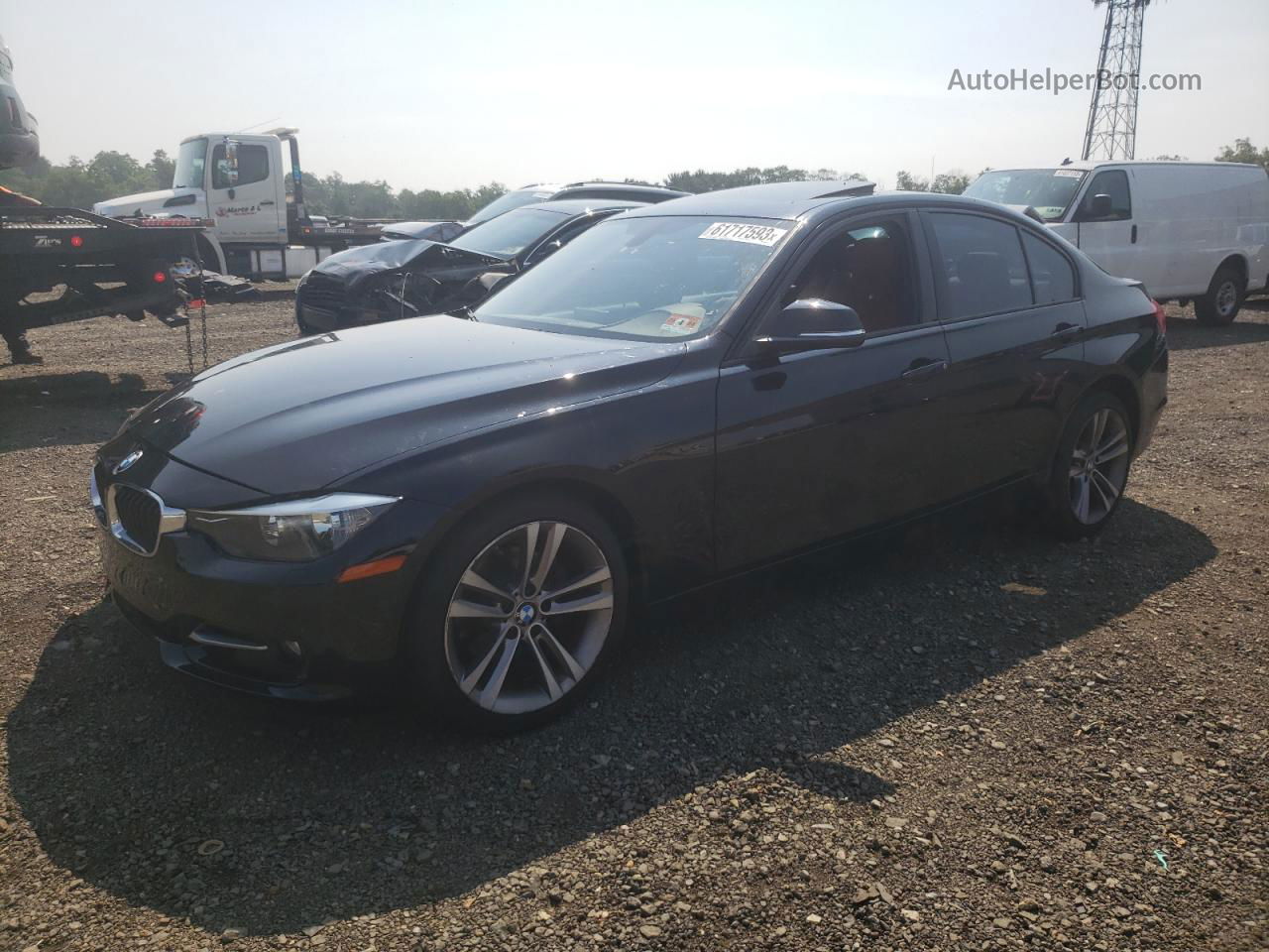 2015 Bmw 328 Xi Sulev Черный vin: WBA3B5C58FF963193