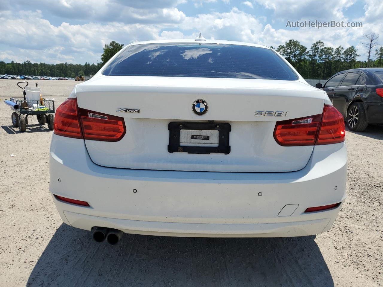 2015 Bmw 328 Xi Sulev White vin: WBA3B5C58FP653782