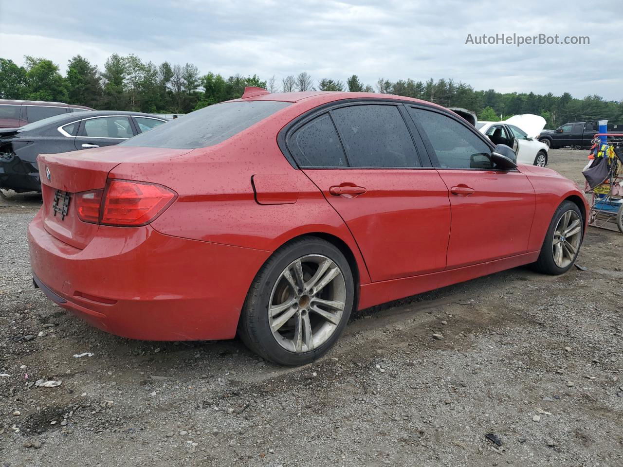 2013 Bmw 328 Xi Sulev Красный vin: WBA3B5C59DJ599215