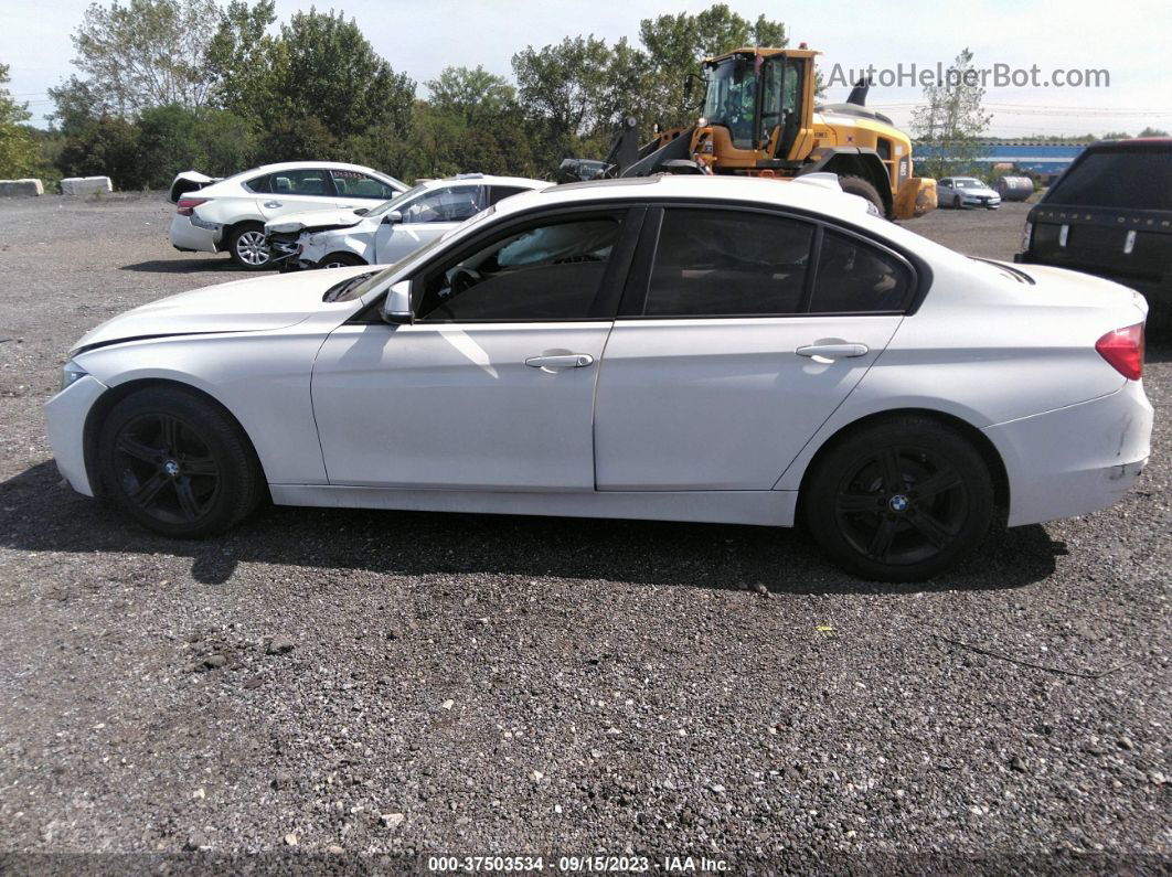 2014 Bmw 3 Series 328i Xdrive White vin: WBA3B5C59EF959023