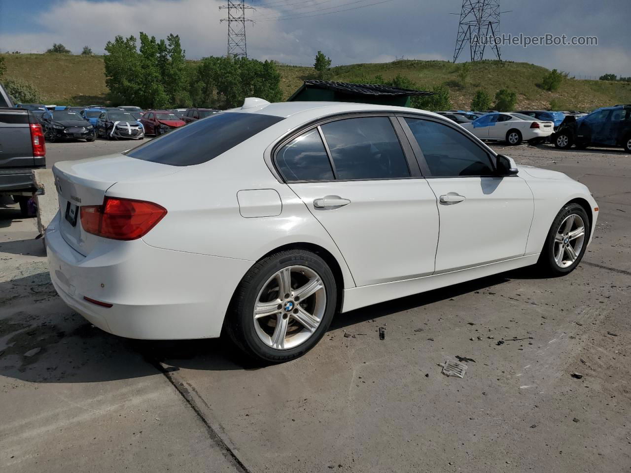 2014 Bmw 328 Xi Sulev White vin: WBA3B5C59EF959247