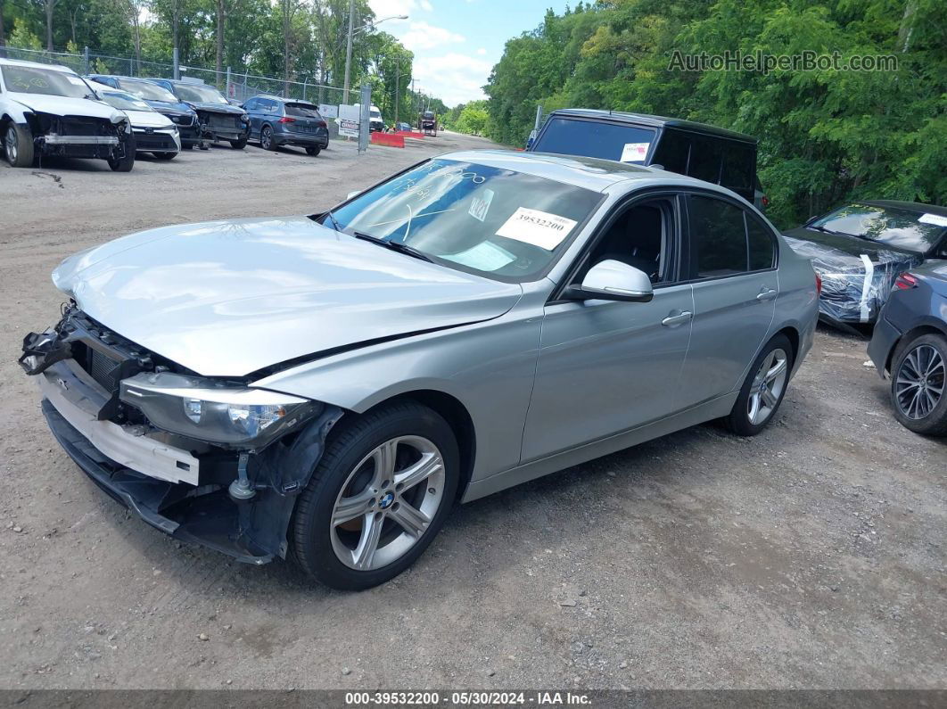 2015 Bmw 328i Xdrive Silver vin: WBA3B5C59FF963378