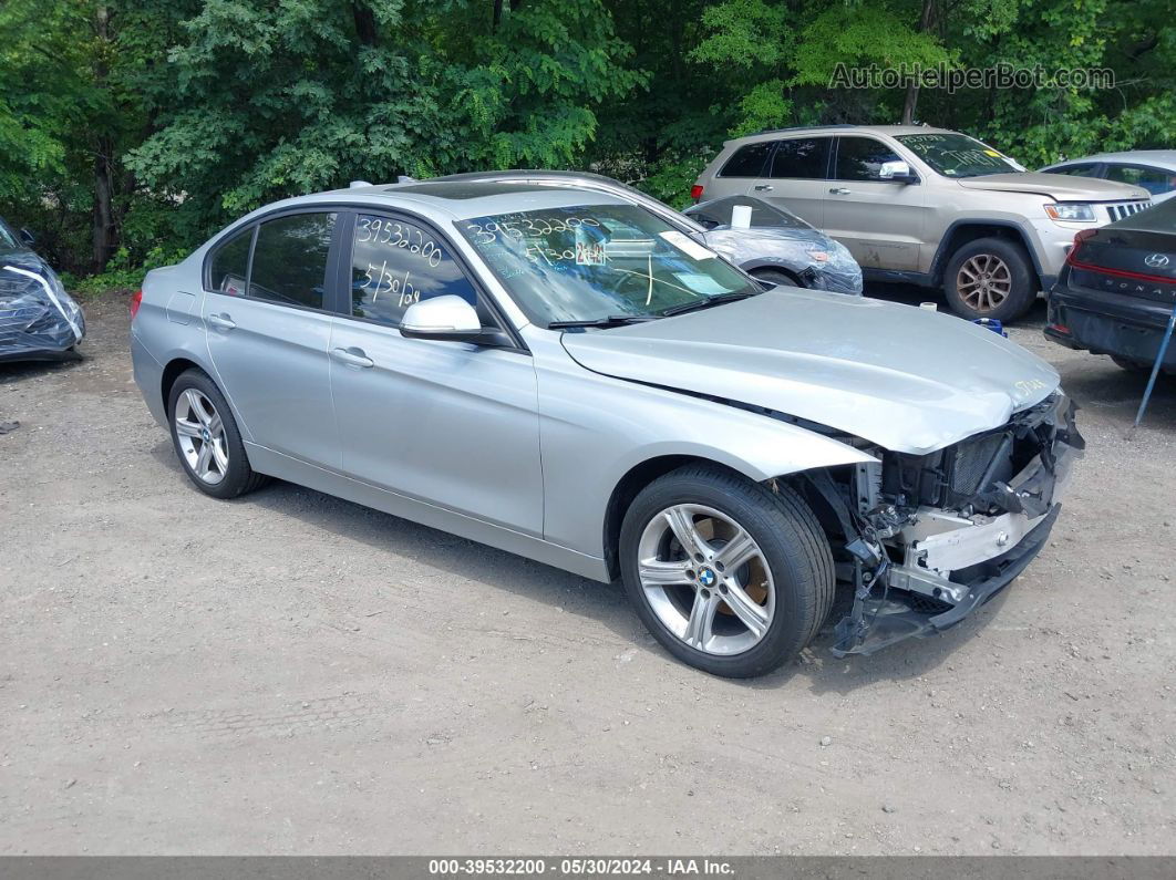 2015 Bmw 328i Xdrive Silver vin: WBA3B5C59FF963378