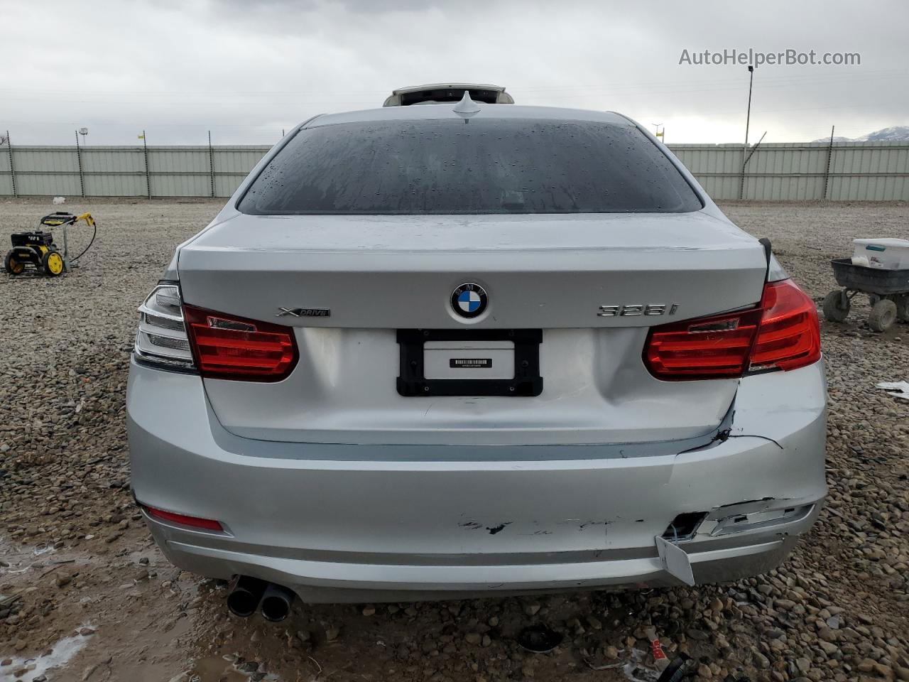 2013 Bmw 328 Xi Sulev Silver vin: WBA3B5C5XDF592096