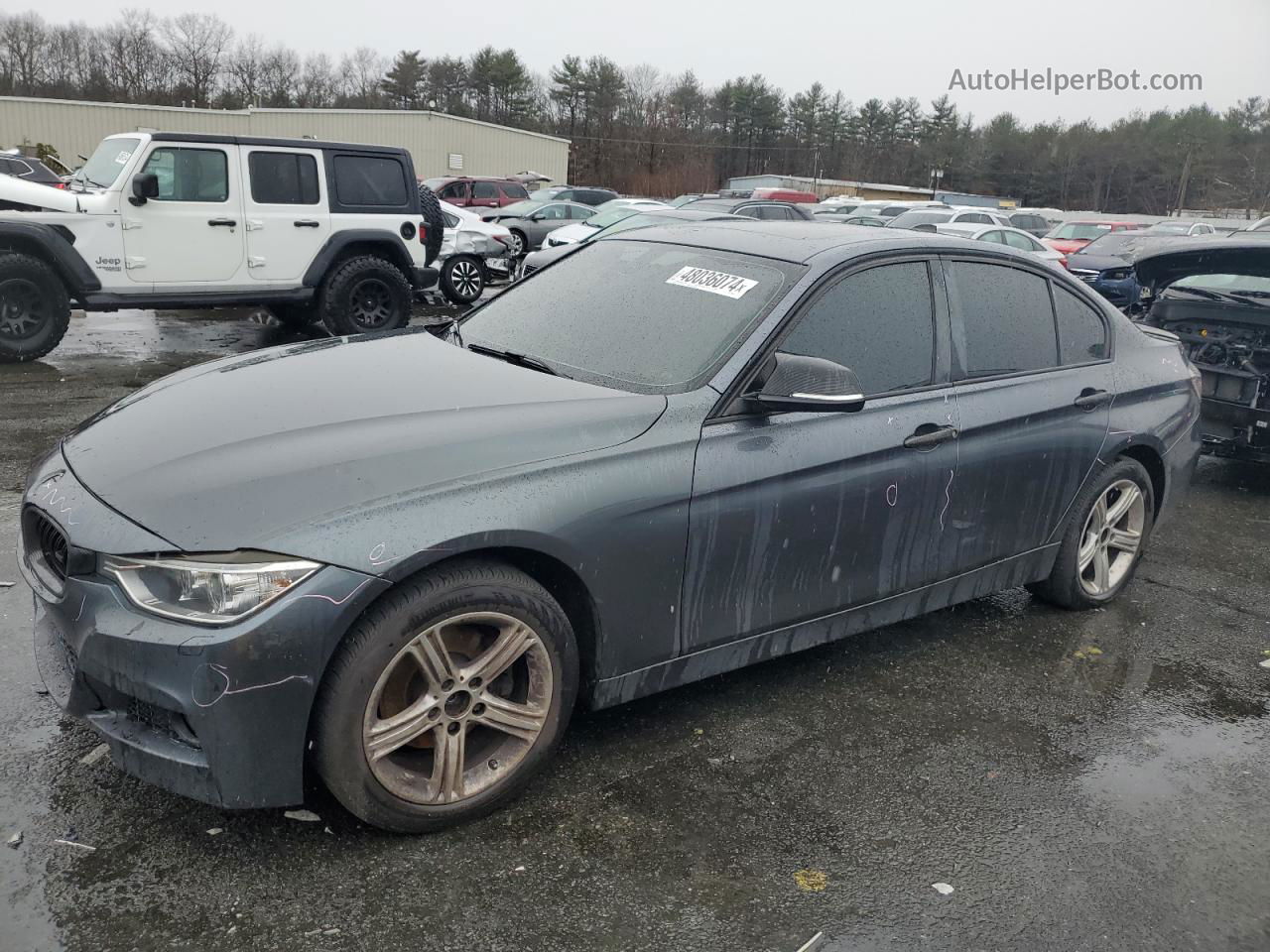 2013 Bmw 328 Xi Sulev Gray vin: WBA3B5C5XDF592745