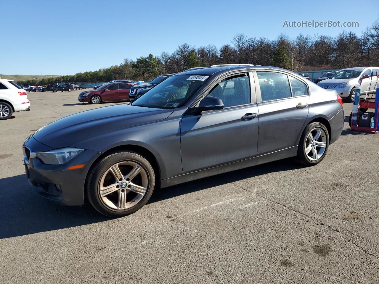 2014 Bmw 328 Xi Sulev Серый vin: WBA3B5C5XEF599762