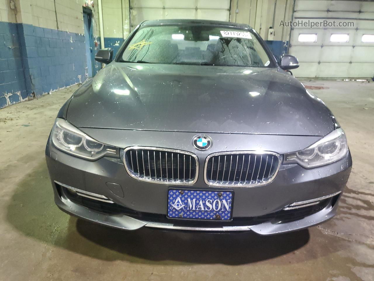 2014 Bmw 328 Xi Sulev Серый vin: WBA3B5C5XEP540673