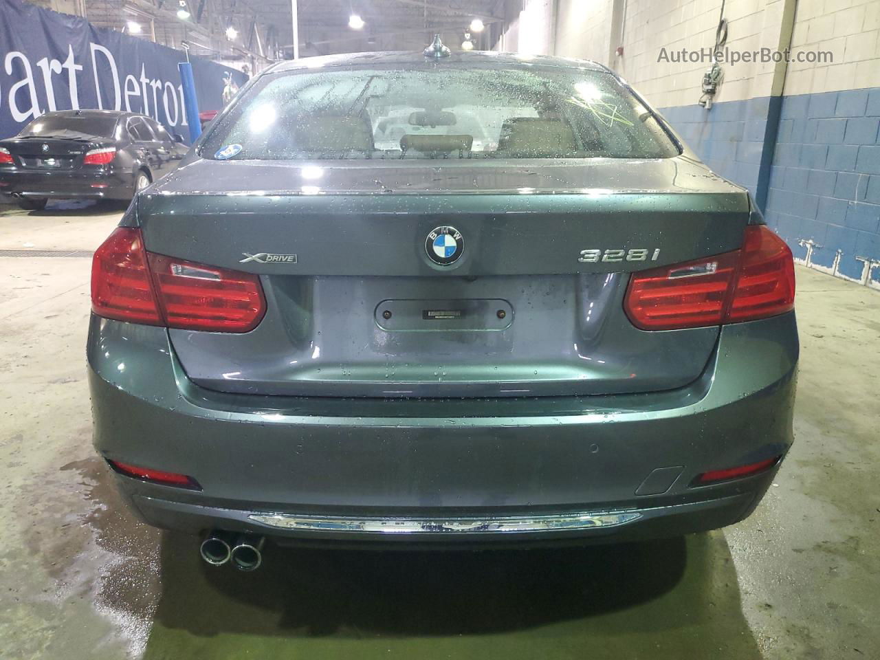 2014 Bmw 328 Xi Sulev Серый vin: WBA3B5C5XEP540673