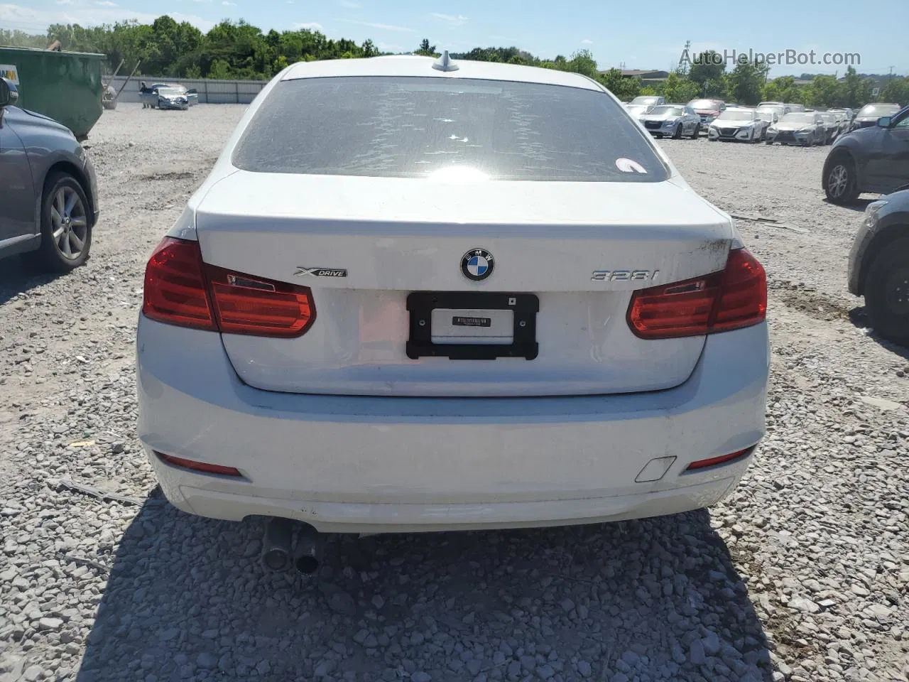 2014 Bmw 328 Xi Sulev White vin: WBA3B5C5XEP541998