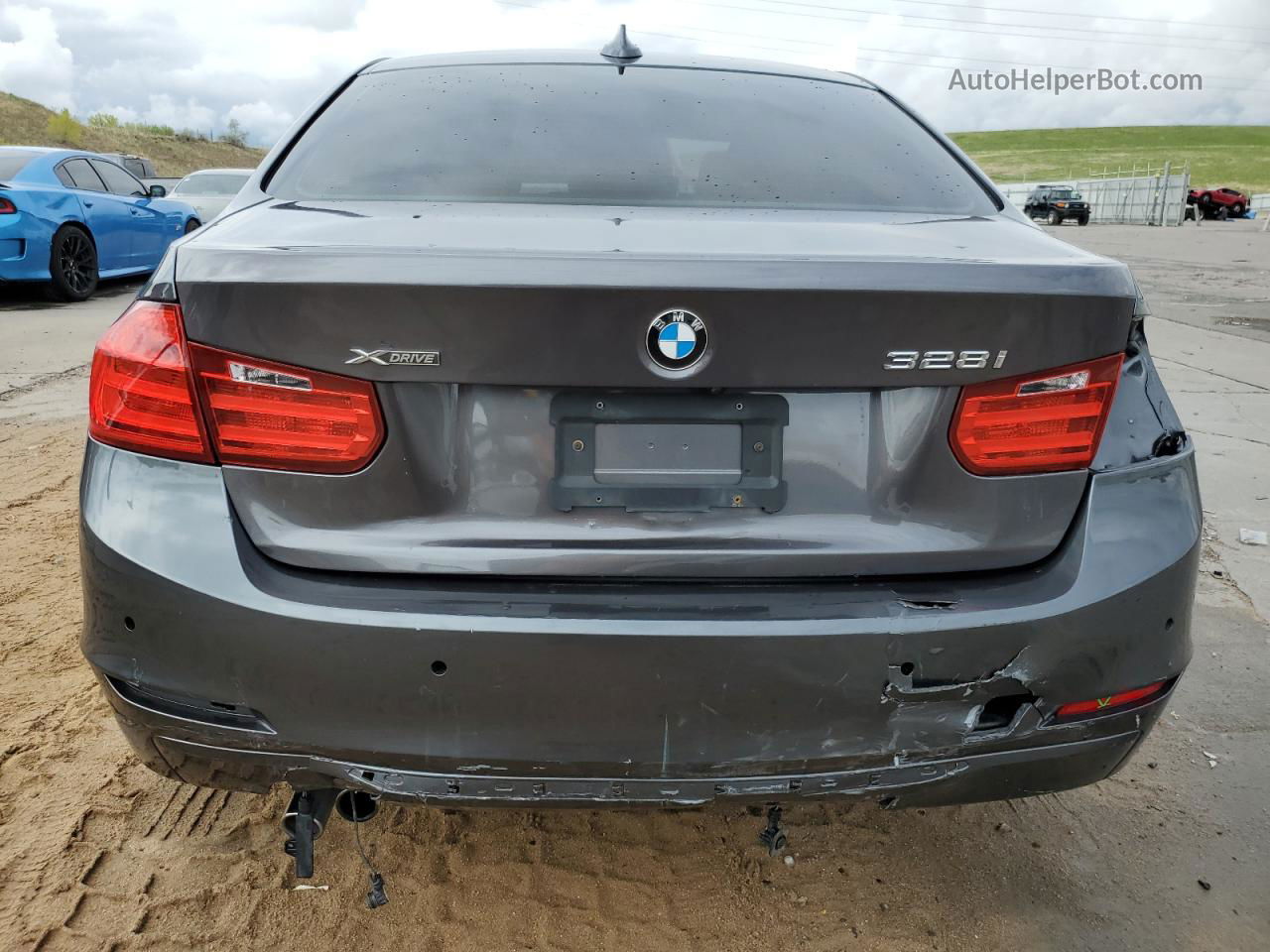 2015 Bmw 328 Xi Sulev Charcoal vin: WBA3B5C5XFF960411