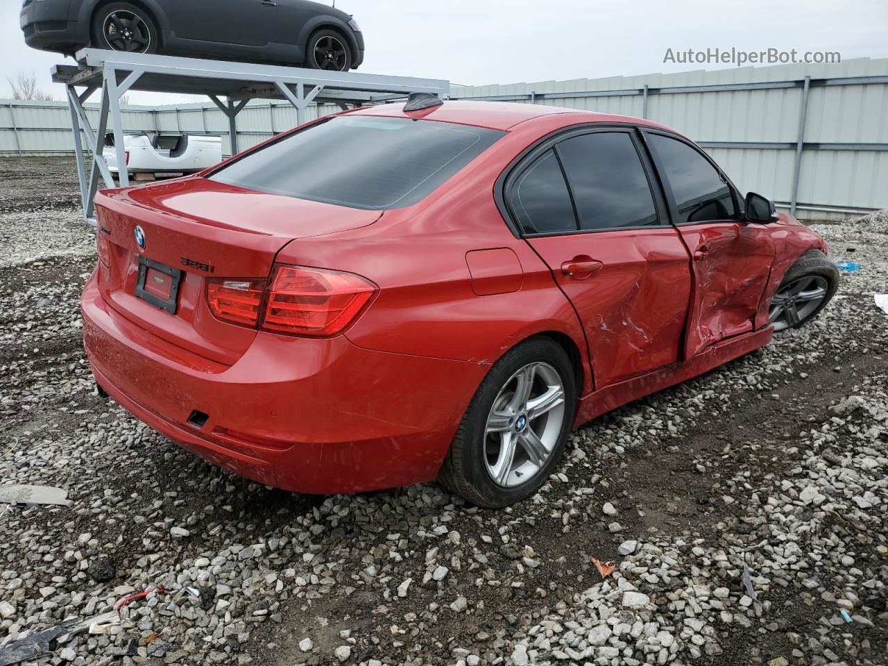 2015 Bmw 328 Xi Sulev Red vin: WBA3B5C5XFP653489