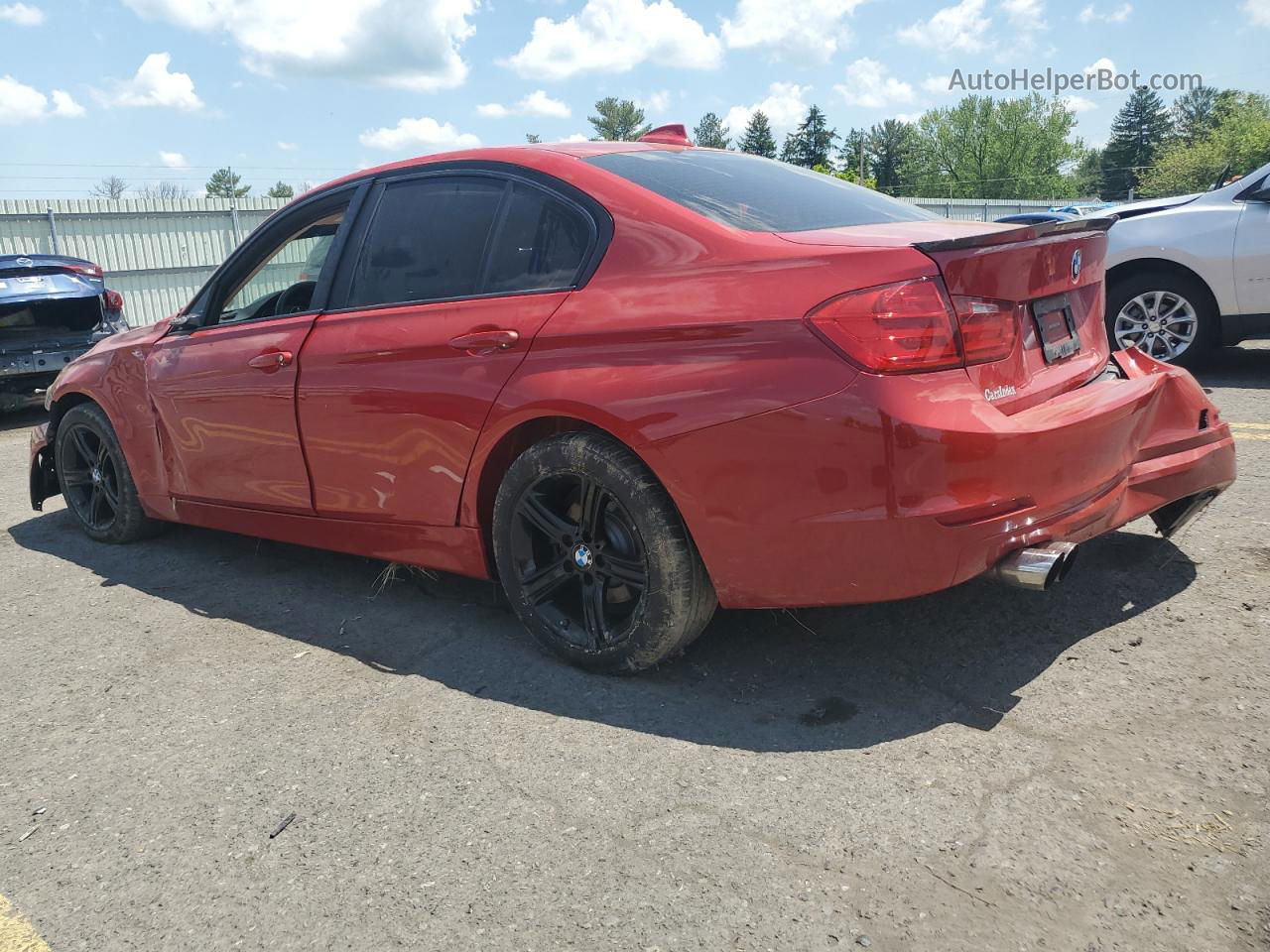 2013 Bmw 328 Xi Sulev Бордовый vin: WBA3B5G50DNS02557