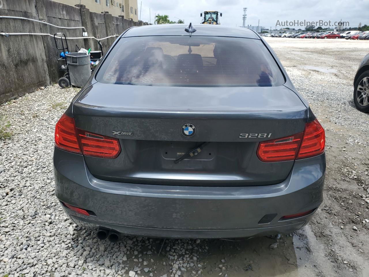 2014 Bmw 328 Xi Sulev Gray vin: WBA3B5G50ENS10188