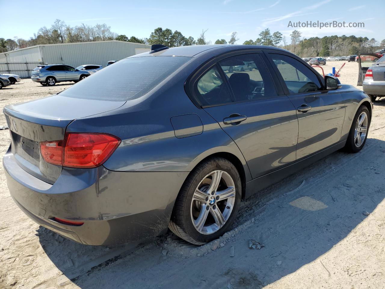 2014 Bmw 328 Xi Sulev Gray vin: WBA3B5G50ENS11194