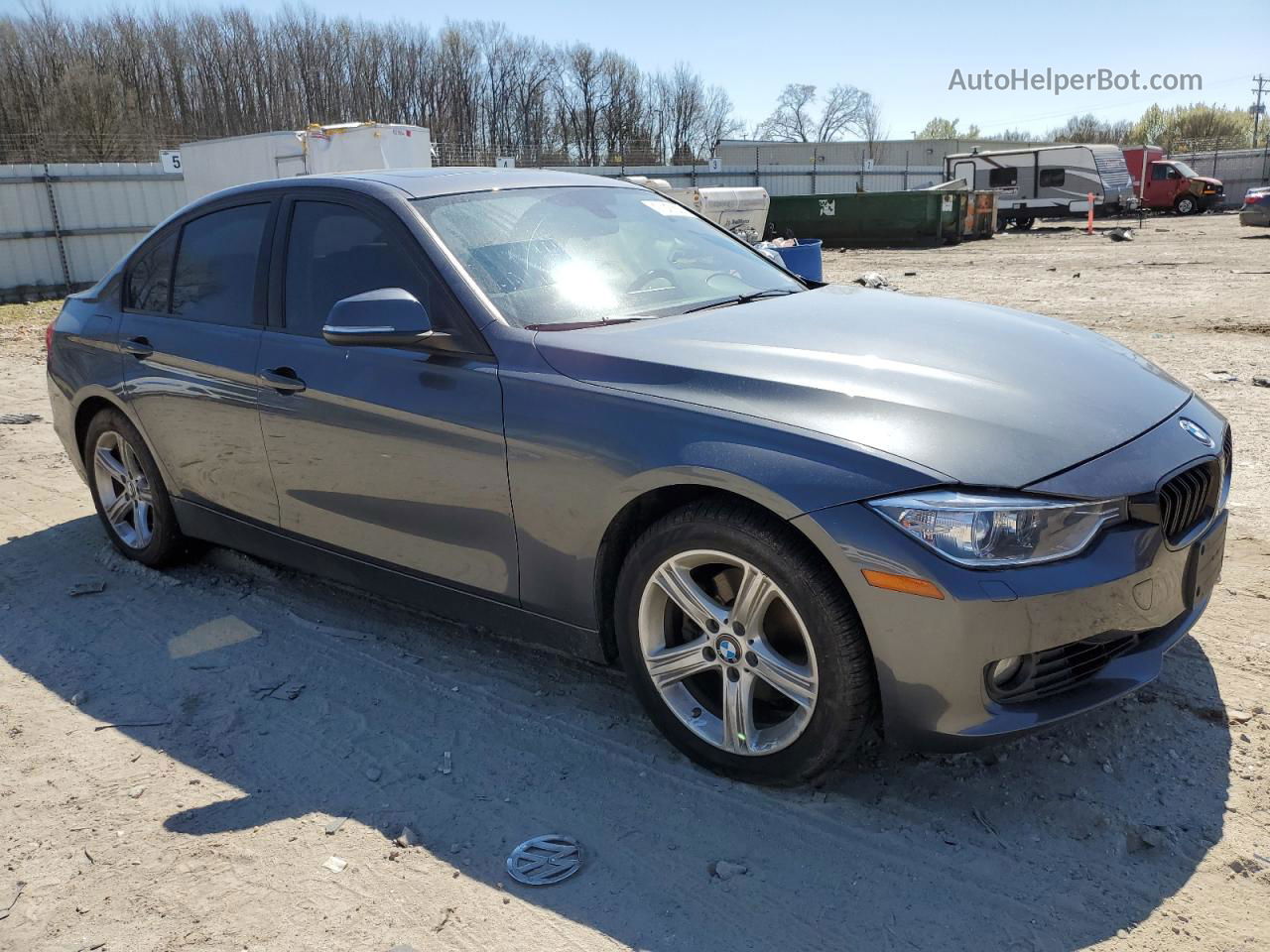 2014 Bmw 328 Xi Sulev Gray vin: WBA3B5G50ENS11194