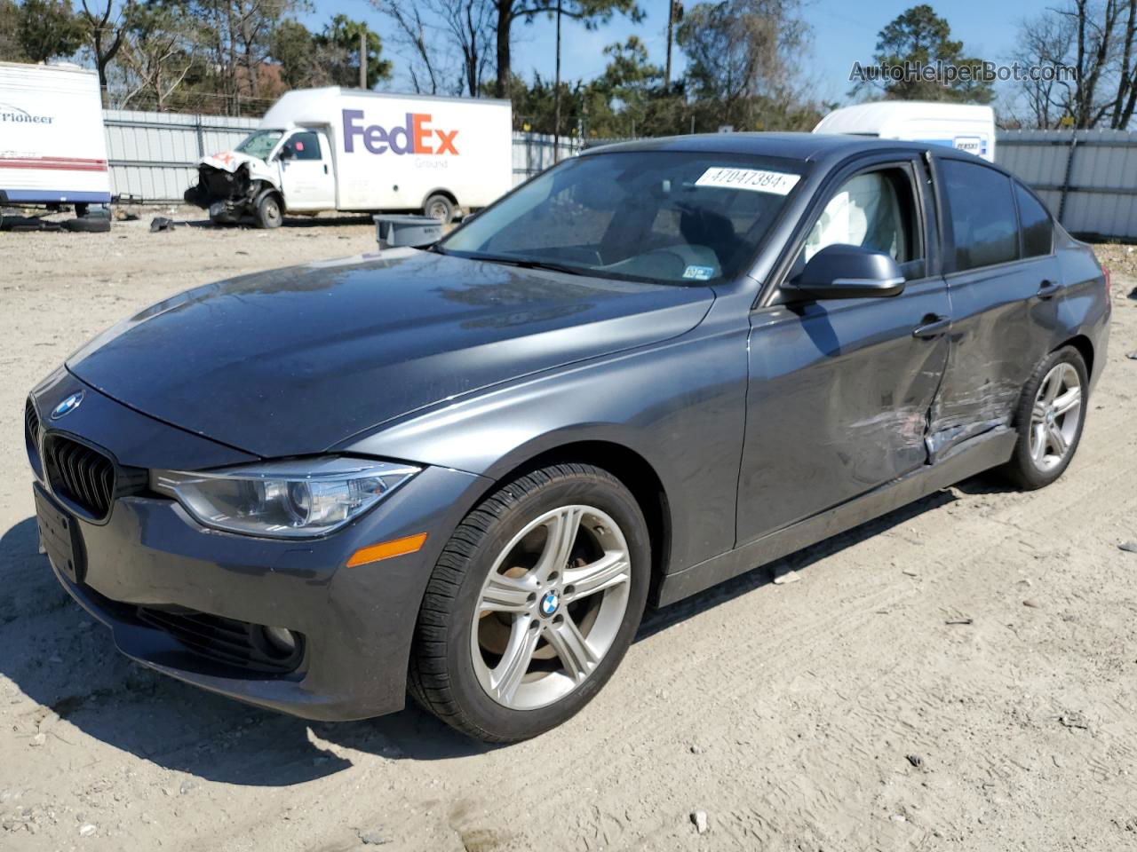 2014 Bmw 328 Xi Sulev Gray vin: WBA3B5G50ENS11194