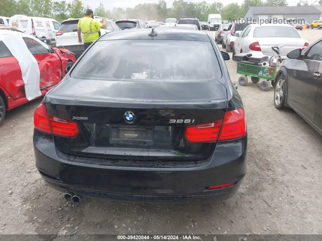 2015 Bmw 328i Xdrive Black vin: WBA3B5G50FNS13013