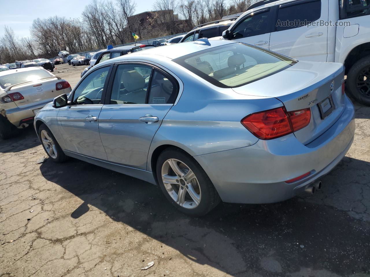 2015 Bmw 328 Xi Sulev Синий vin: WBA3B5G50FNS14792