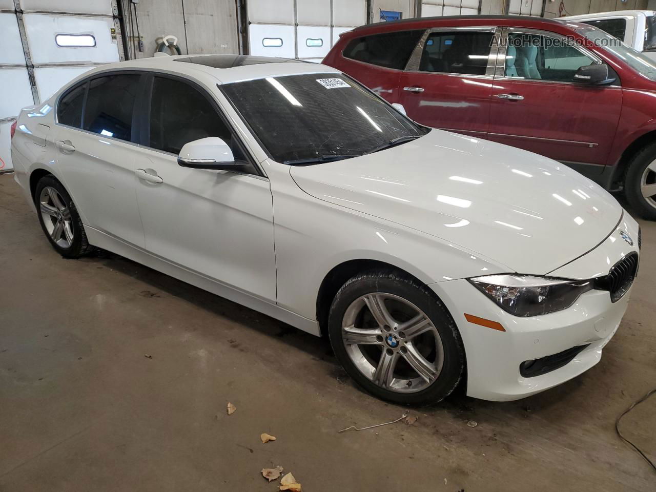 2015 Bmw 328 Xi Sulev White vin: WBA3B5G50FNS14923