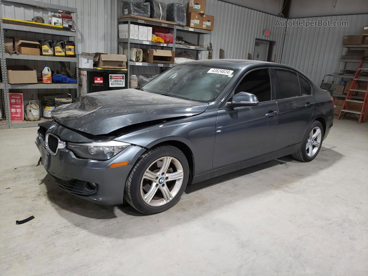 2013 Bmw 328 Xi Sulev Gray vin: WBA3B5G51DNS02017