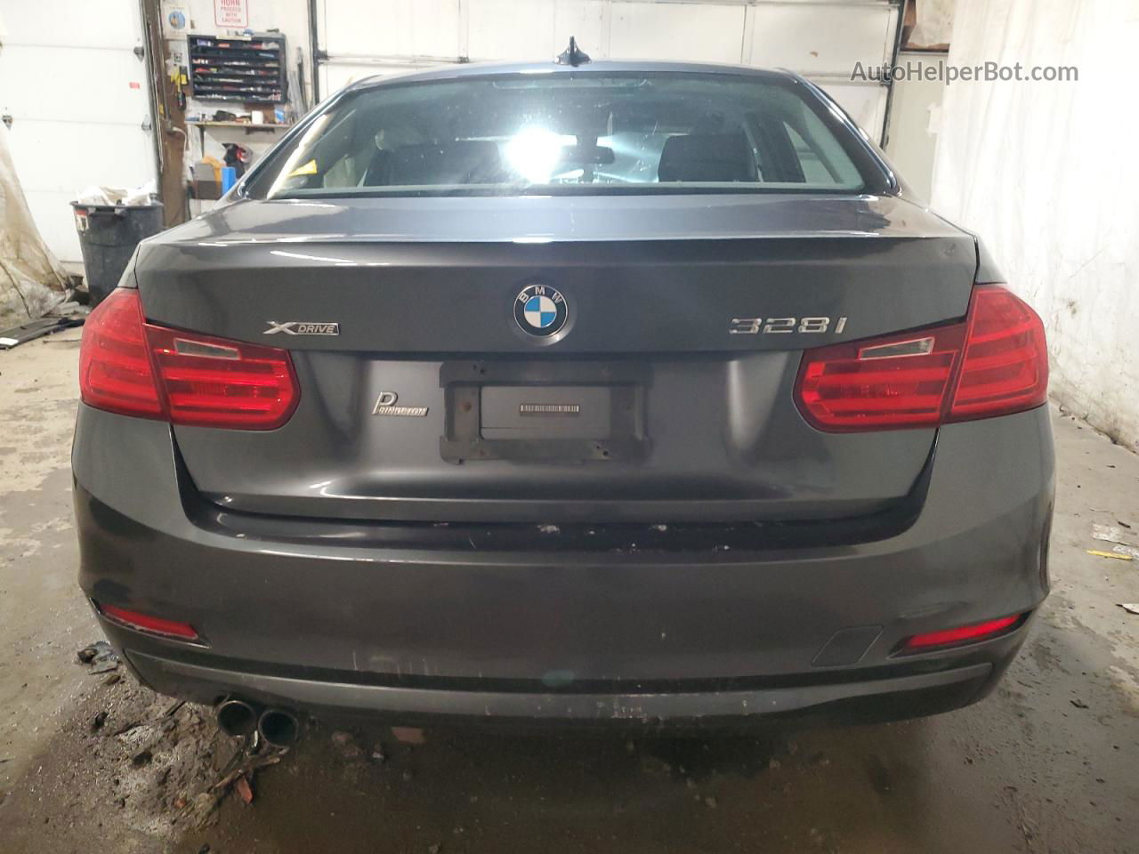 2013 Bmw 328 Xi Sulev Gray vin: WBA3B5G51DNS03071