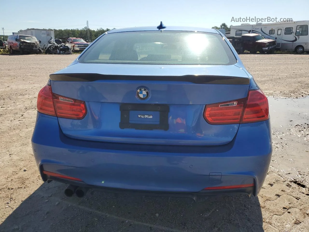 2014 Bmw 328 Xi Sulev Blue vin: WBA3B5G51ENS10989