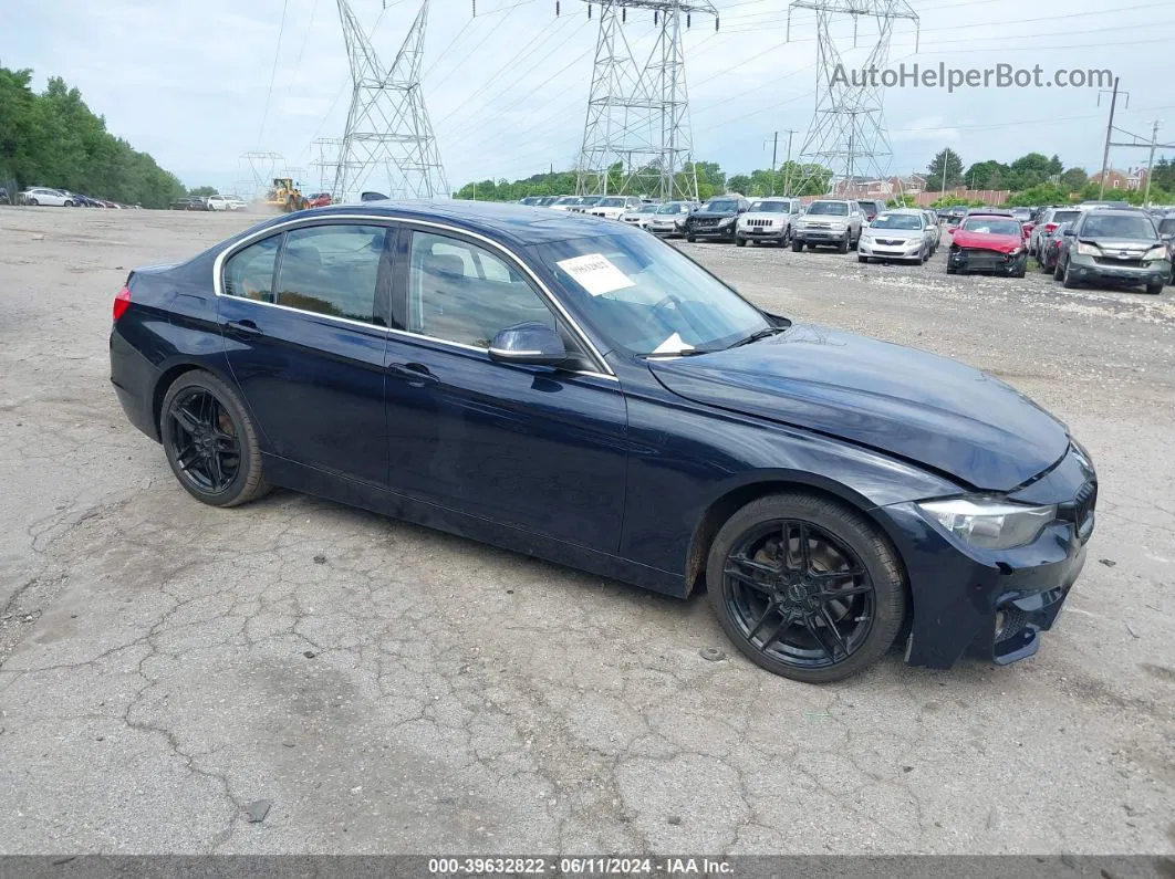 2015 Bmw 328i Xdrive Blue vin: WBA3B5G51FNS14090