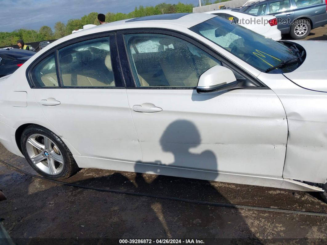 2014 Bmw 328i Xdrive White vin: WBA3B5G52ENS06742