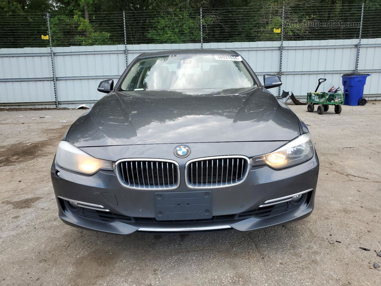 2014 Bmw 328 Xi Sulev Gray vin: WBA3B5G52ENS10340