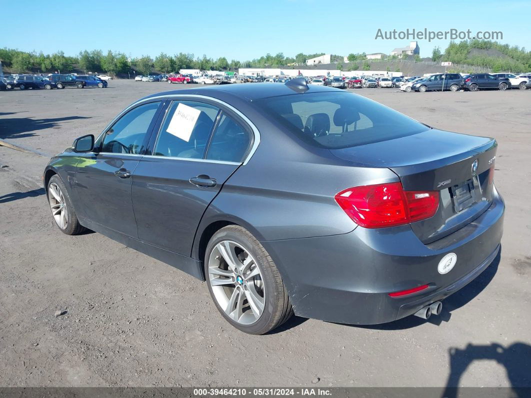 2015 Bmw 328i Xdrive Gray vin: WBA3B5G52FNS12459