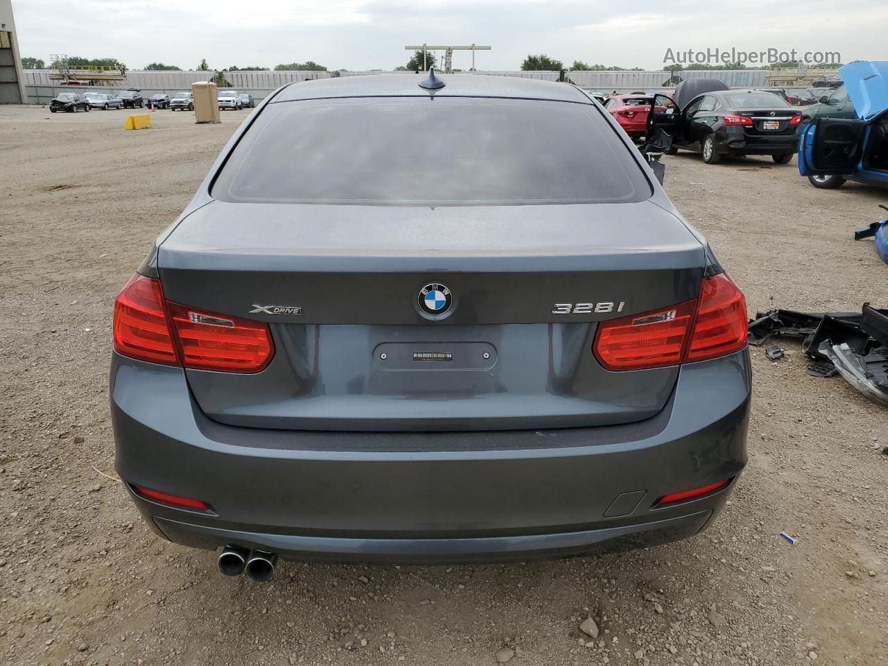 2015 Bmw 328 Xi Sulev Gray vin: WBA3B5G52FNS15703