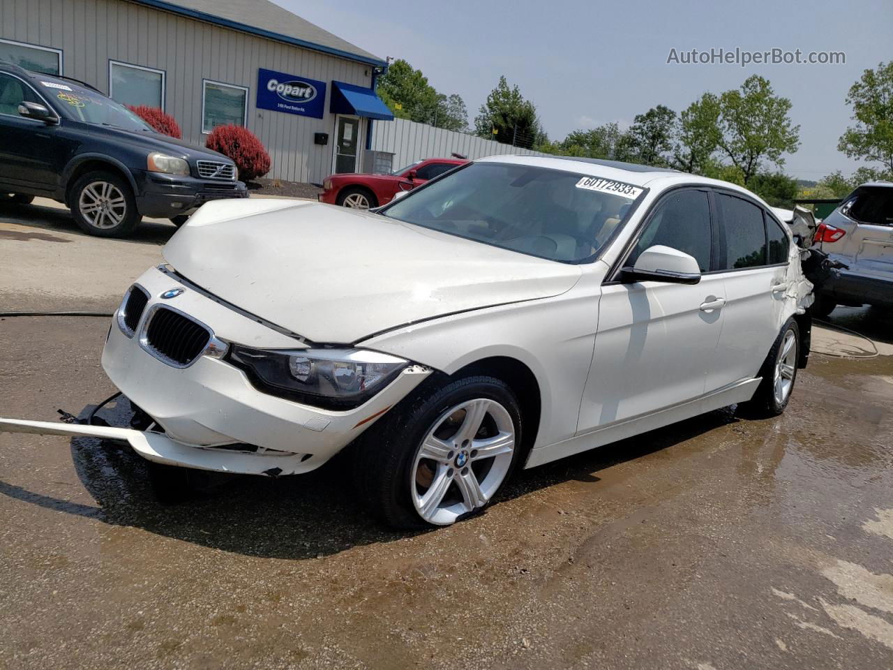 2014 Bmw 328 Xi Sulev White vin: WBA3B5G53ENS08046