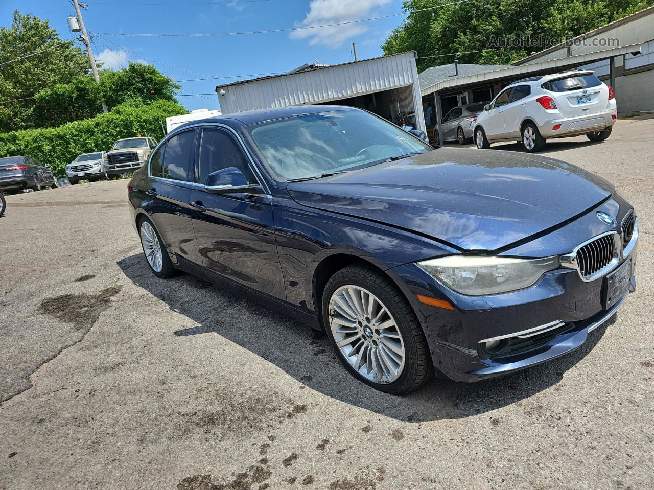 2014 Bmw 328 Xi Sulev Blue vin: WBA3B5G54ENS06564